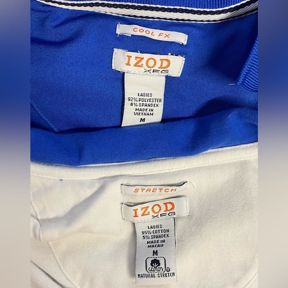 IZOD XFG 2 Sport Golf top size M, - Picture 10 of 10